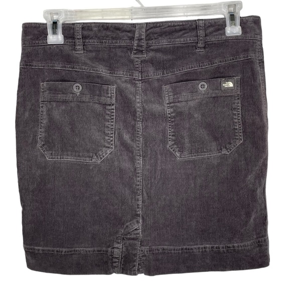 The north face corduroy mini skirt women’s size 10 gray - Picture 2 of 6